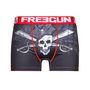 Voir la diapositive 6 : FREEGUN Lot de 5 Boxers homme Drapeaux