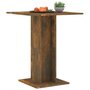 Voir la diapositive 3 : VIDAXL Table de bistro Chene fume 60x60x75 cm Bois d'ingenierie