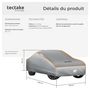 Voir la diapositive 6 : tectake Bâche de voiture imperméable et respirante avec couche en mousse de 4 mm gris XL (533 x 178 x 120 cm)