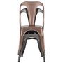 Voir la diapositive 3 : Rendez vous déco Lot de 2 chaises en métal chromé - Indus