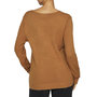 Voir la diapositive 2 : Vila Pull Col V Marron Femme Vila 69
