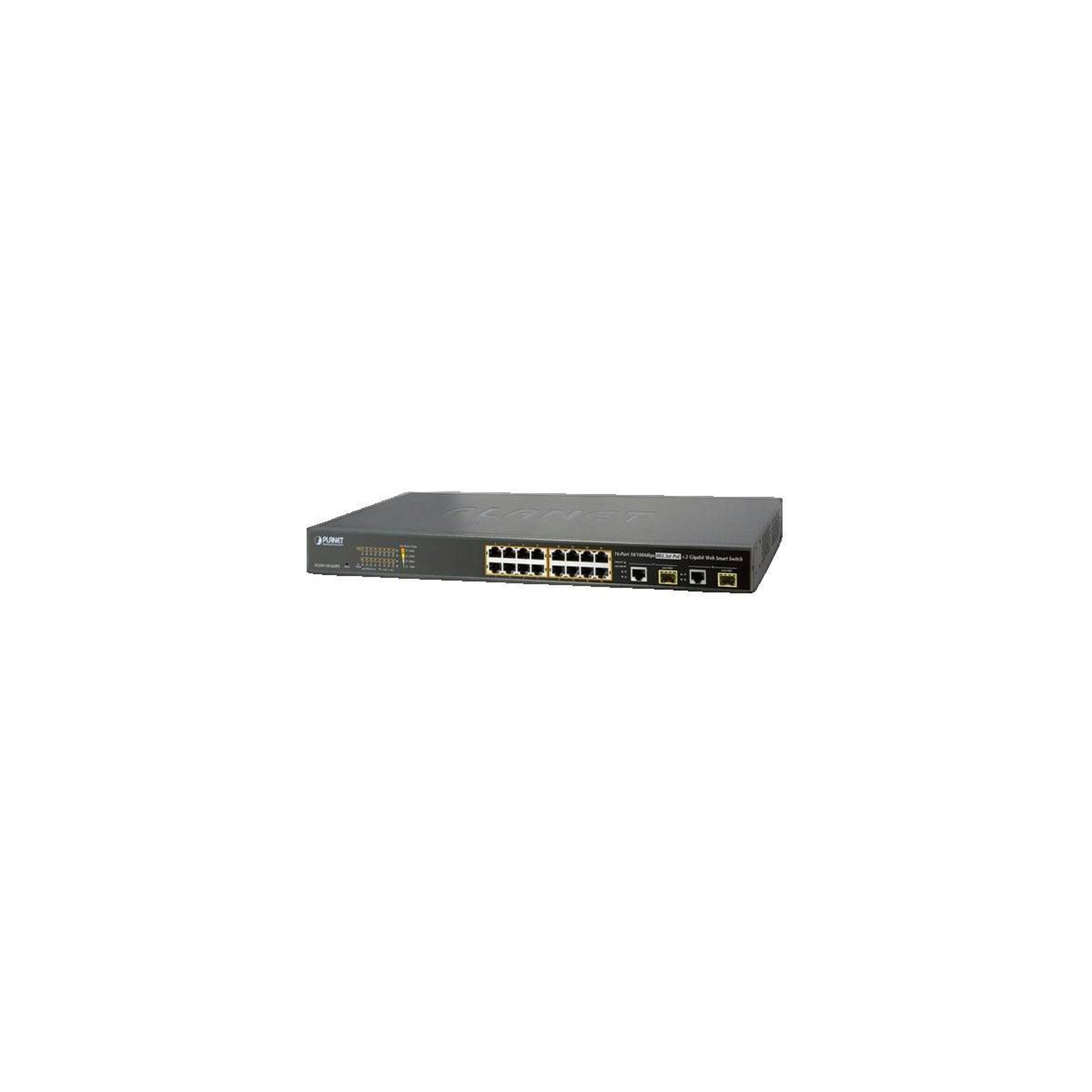 Voir la diapositive 2 : Planet Switch réseau Planet FGSW-1816HPS gestion PoE