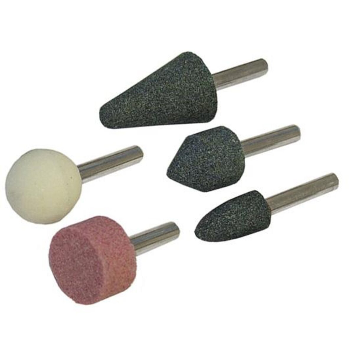 FAITHFULL Jeu de 5 meules sur tige pour perceuse