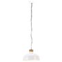 Voir la diapositive 3 : VIDAXL Lampe suspendue industrielle 58 cm Blanc E27