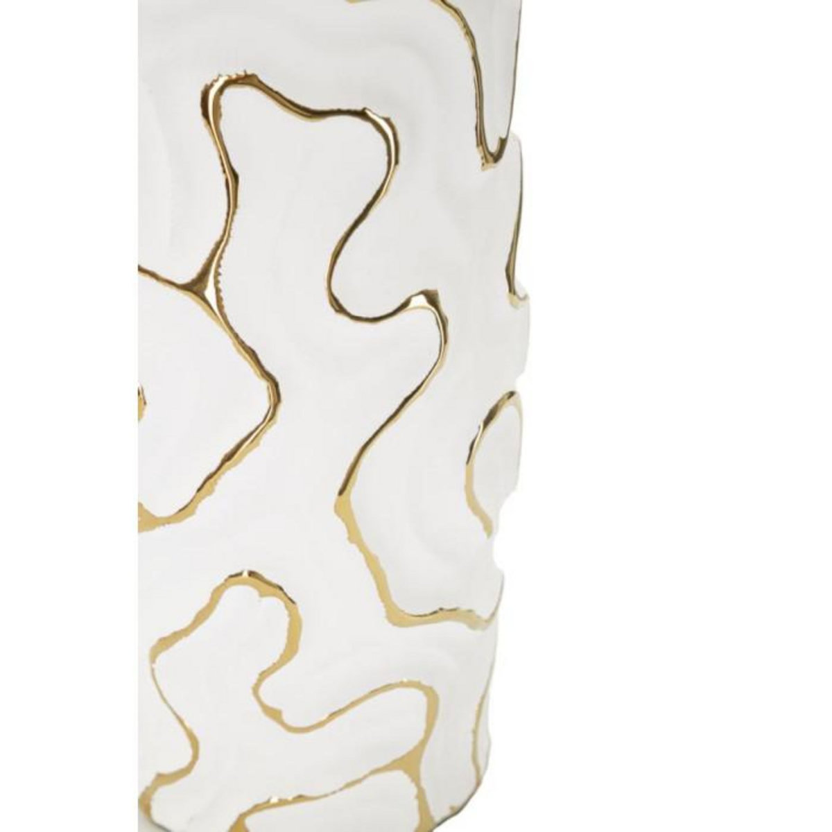 Paris Prix Vase Design en Céramique  Adore  25cm Blanc