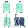 Voir la diapositive 3 : Delsey Lot 2 valises rigides Beaumont cabine 55cm et soute 71cm TSA