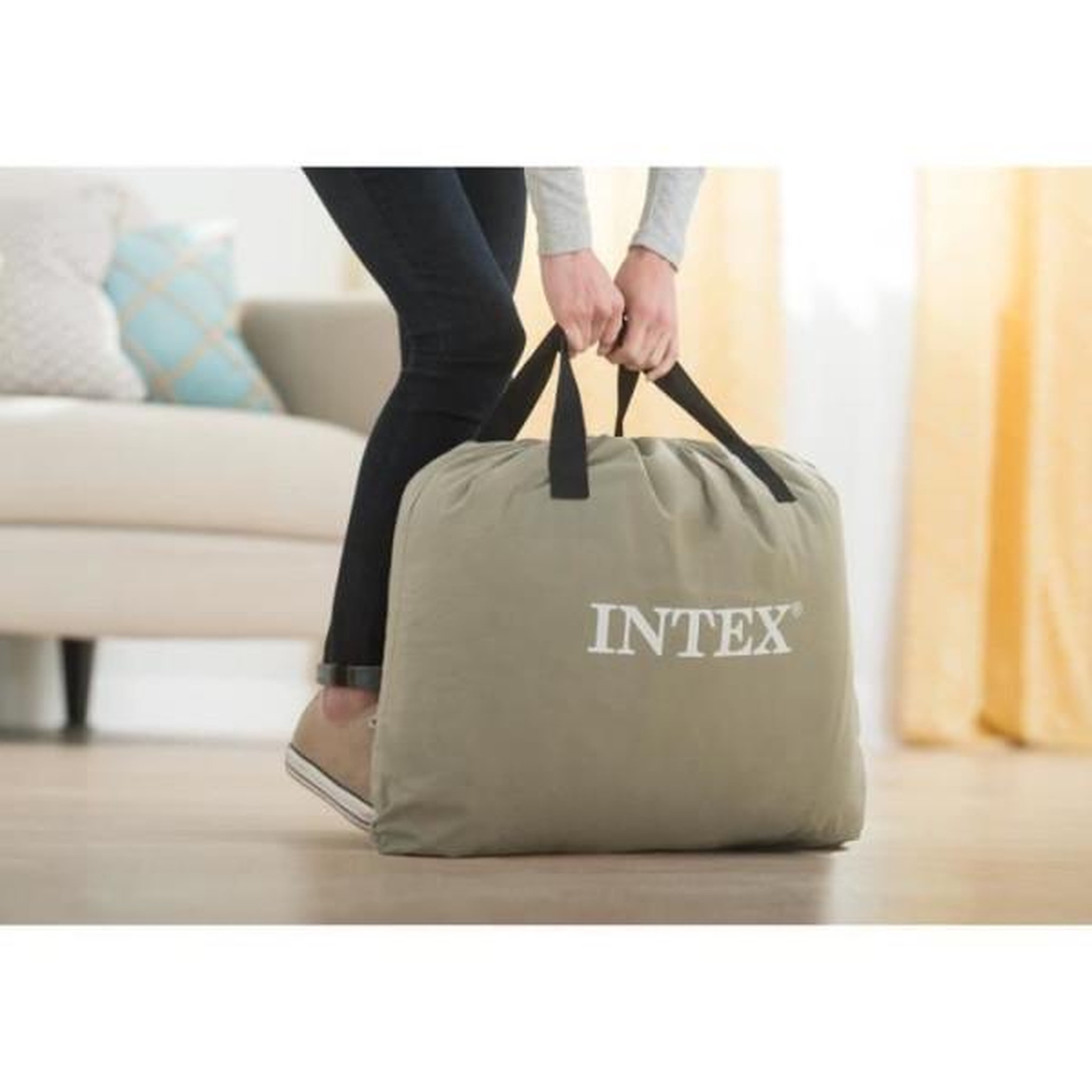 Voir la diapositive 5 : INTEX Matelas gonflable intex - 2 personnes - 150 x 200 x 42 cm