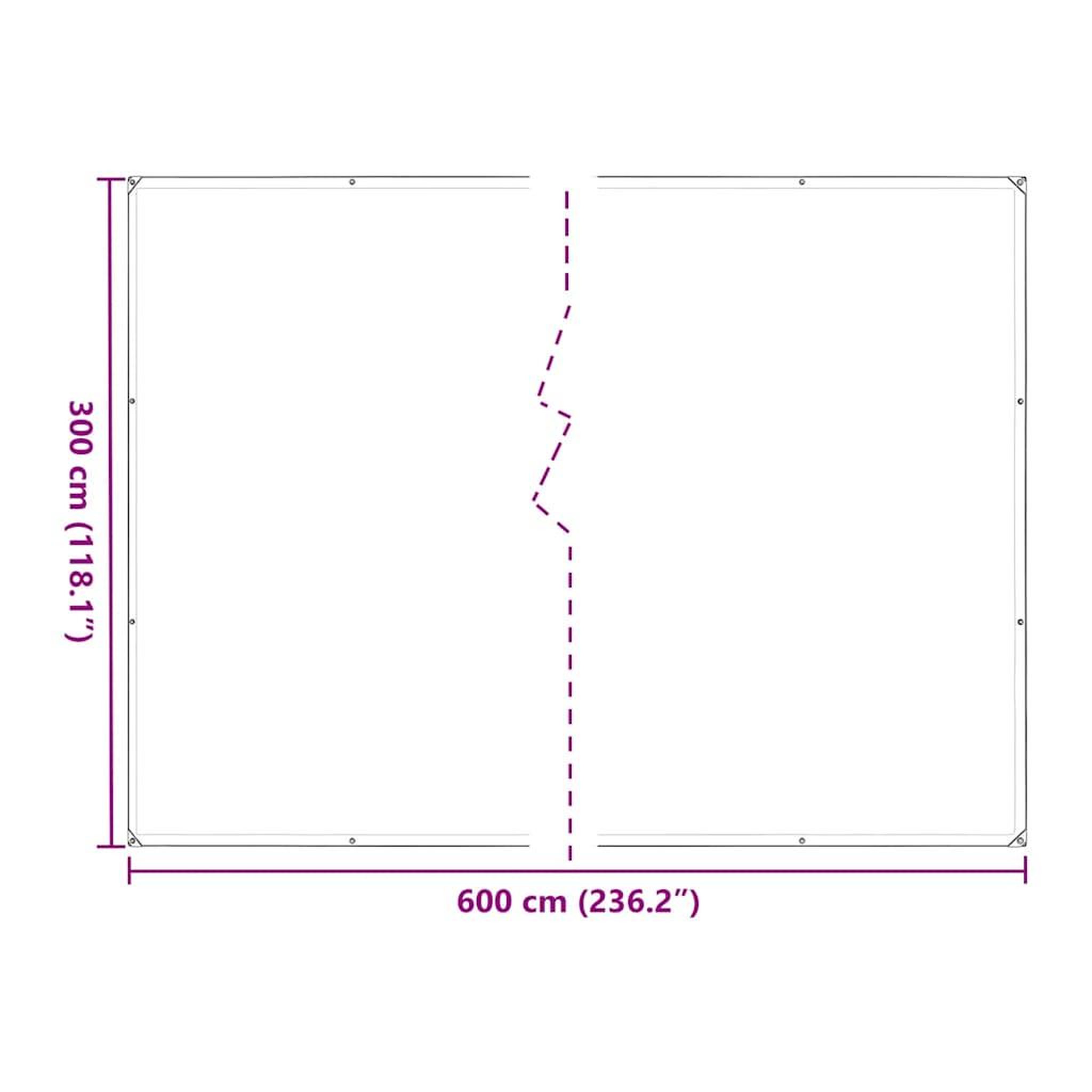 Voir la diapositive 6 : VIDAXL Housse de protection plantes avec œillets 3x6 m polyethylene