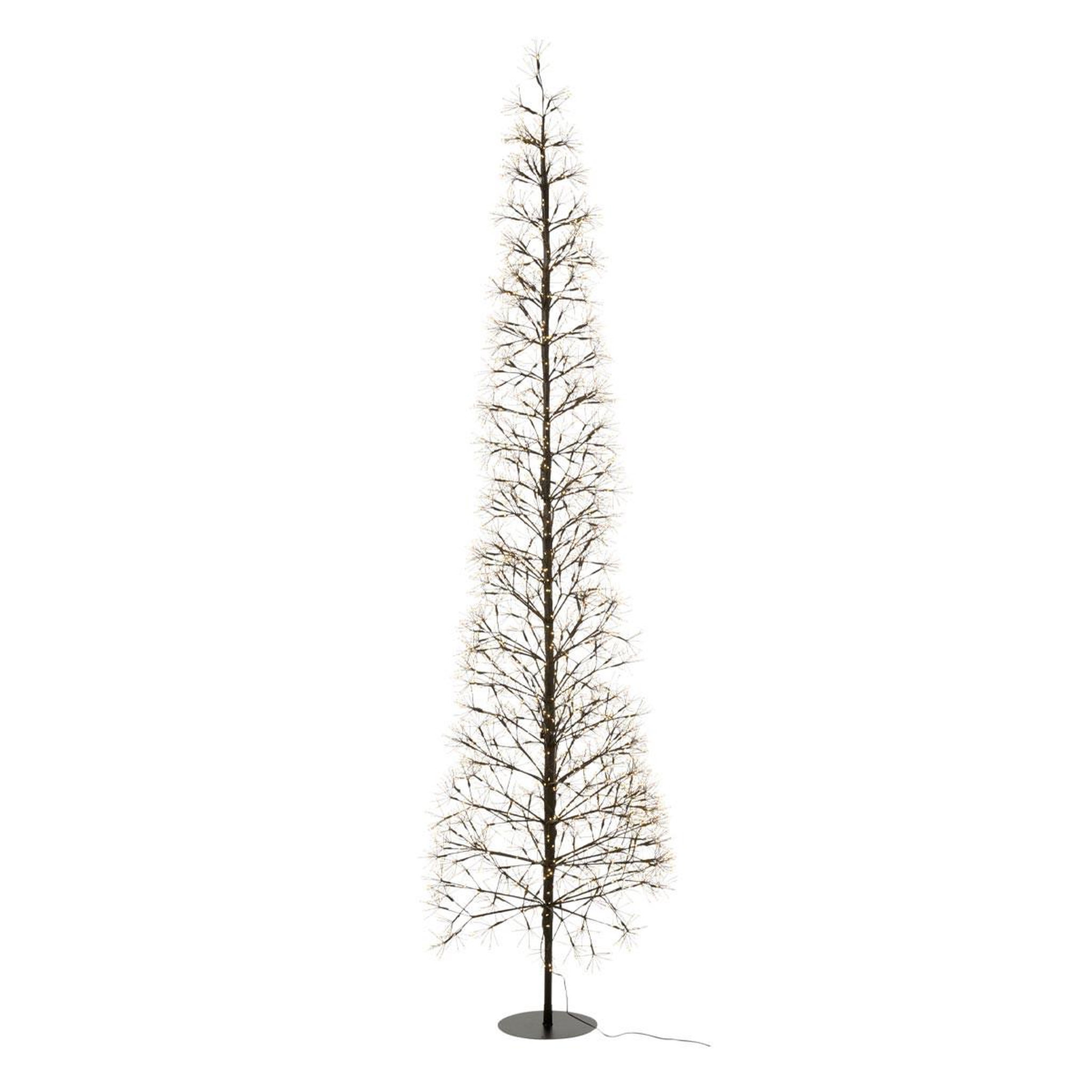 J-LINE Sapin à led en métal  grady  240cm noir