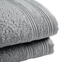 Voir la diapositive 2 : COTON PUR Lot de 2 serviettes invité  Spa  30 x 50 cm / 400 gr/m² -  - Lot de 2 Serviettes invité 30 x 50 cm