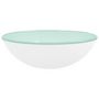 Voir la diapositive 2 : VIDAXL Lavabo Verre trempe 42x14 cm Blanc