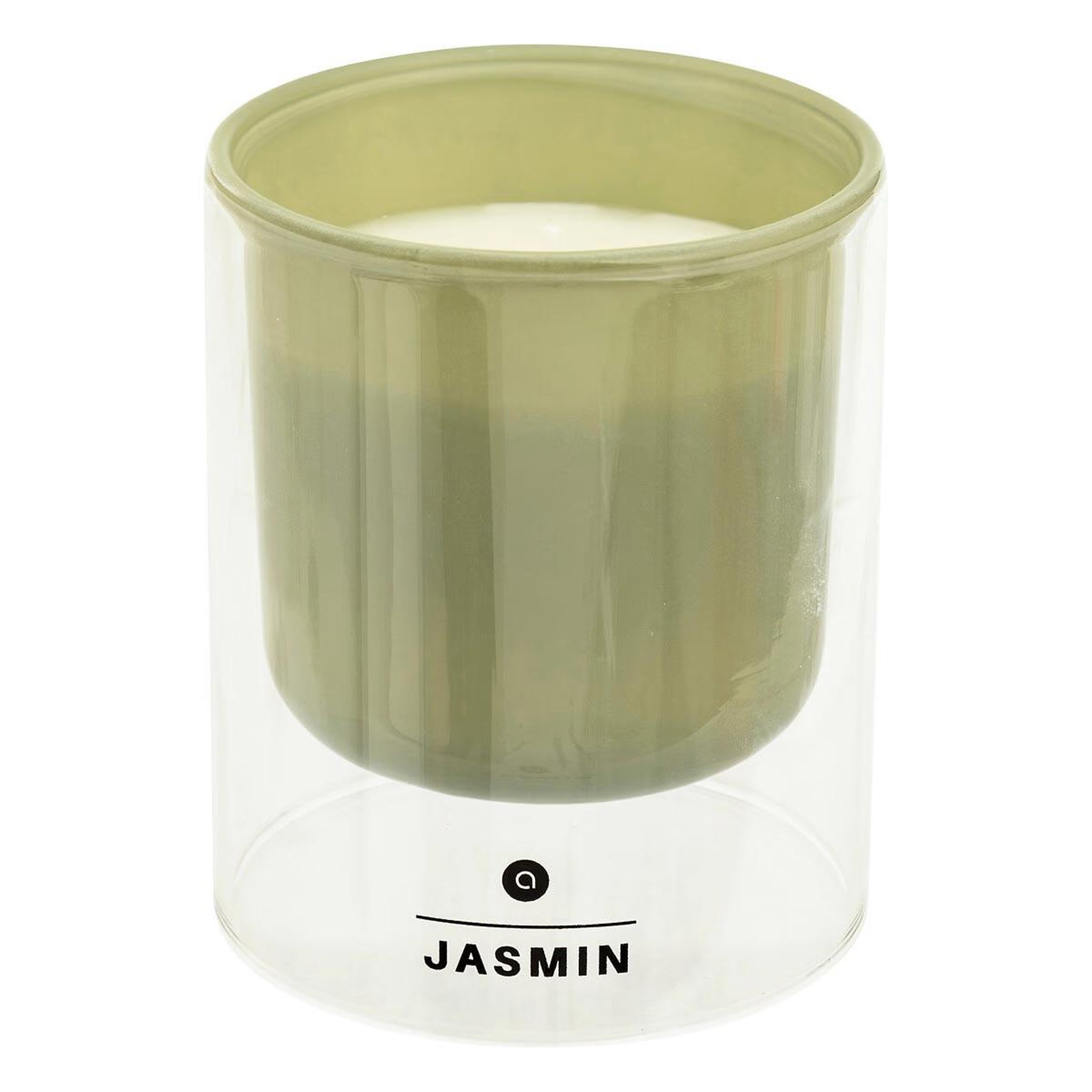 ATMOSPHERA Bougie parfumée en verre  ilan  220g jasmin