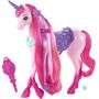 Voir la diapositive 1 : MATTEL Barbie licorne chevelure