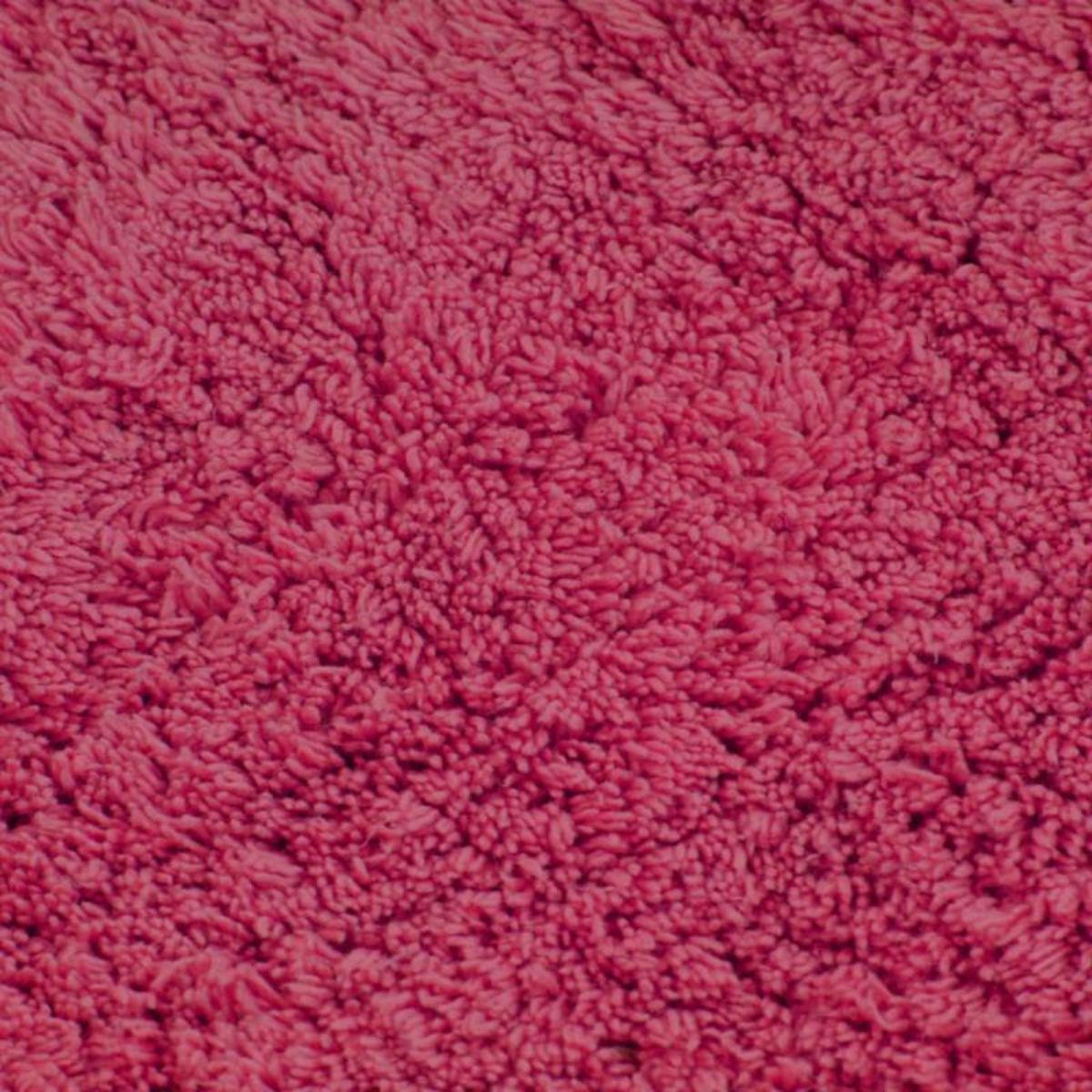 VIDAXL Jeu de tapis de salle de bain 3 pcs Tissu Fushsia