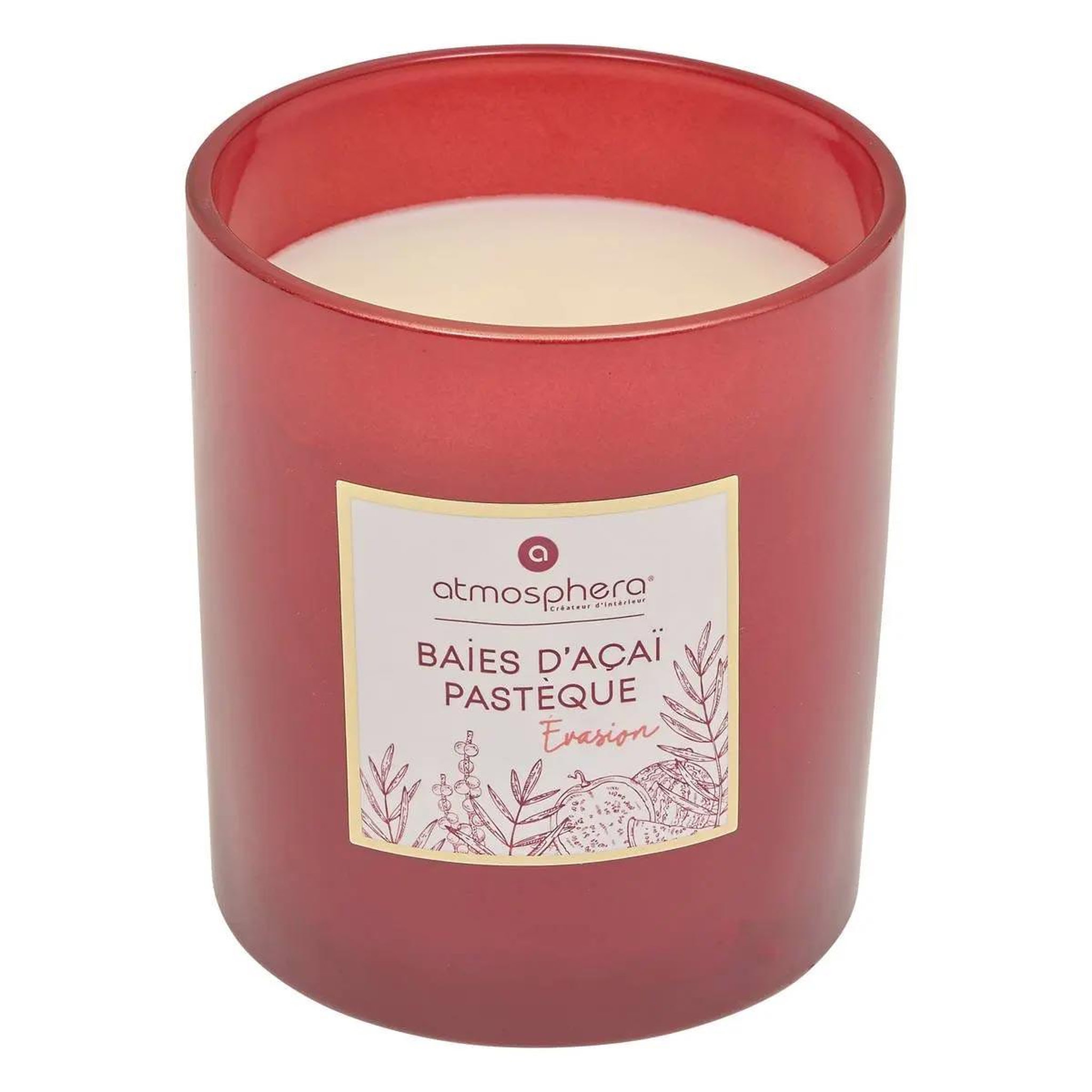 COMPTOIR DE LA BOUGIE Bougie parfumée  mael  190g baie d'acai & pastèque