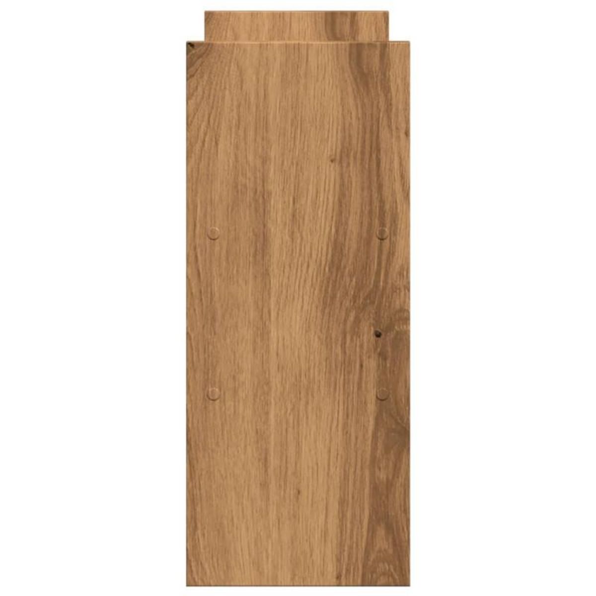 VIDAXL Organisateur de bureau réglable chêne artisanal bois ingénierie