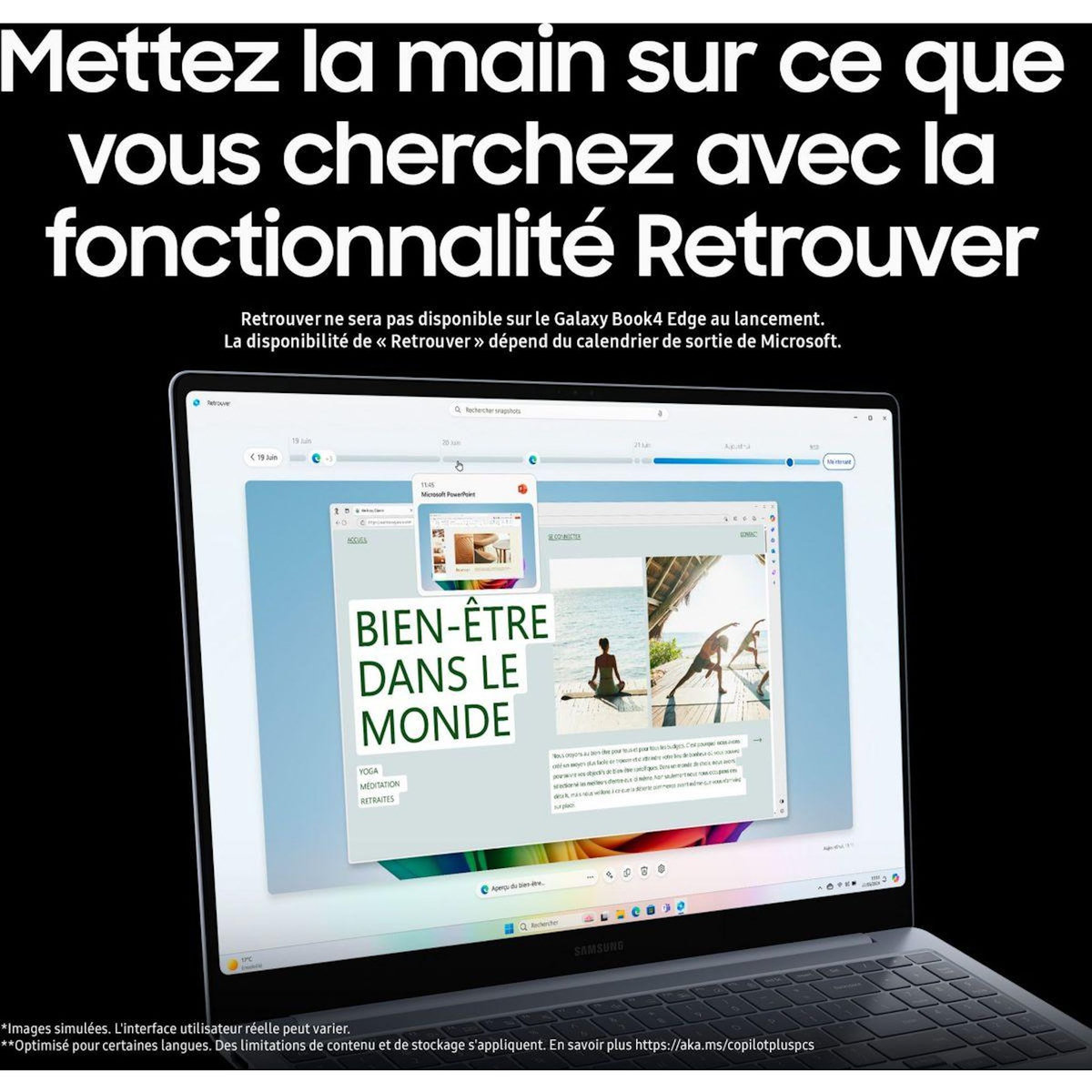 Samsung Ordinateur portable Galaxy Book4 EDGE 15.6' X1P Copilot+