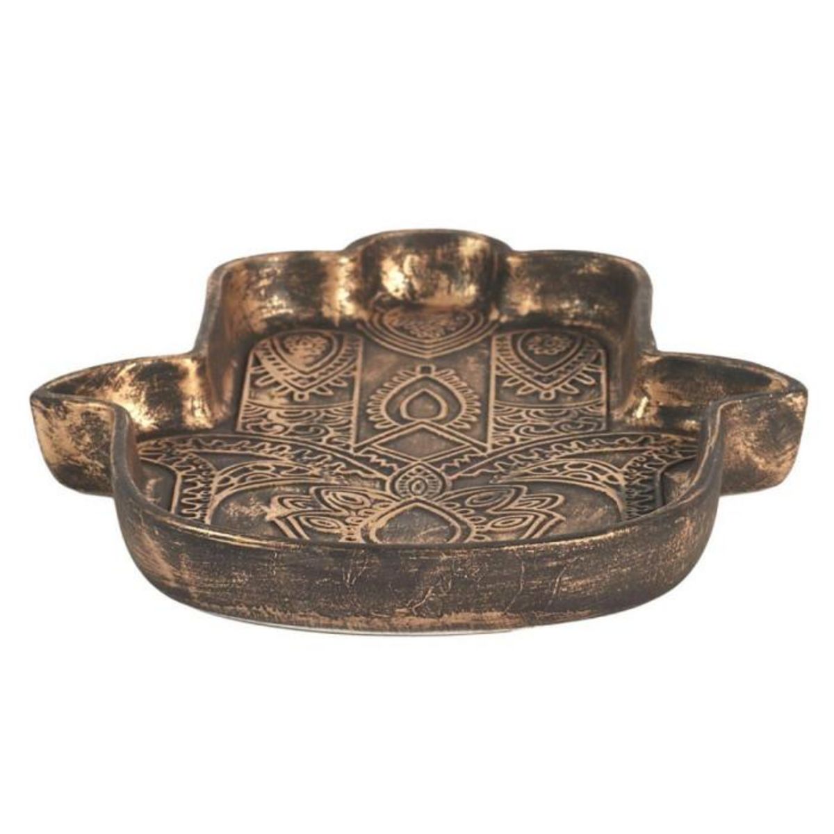 Paris Prix Vide-Poche en Céramique  Main de Fatma  20cm Marron