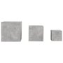 Voir la diapositive 4 : VIDAXL Tables d'appoint 3 pcs Gris beton Bois d'ingenierie