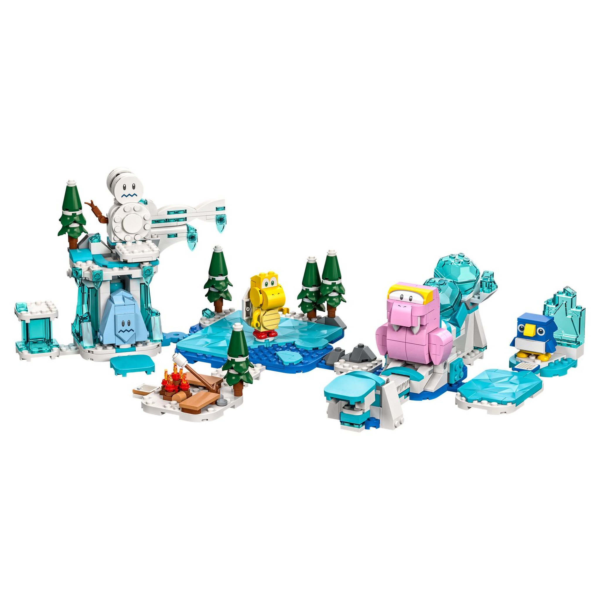 Voir la diapositive 3 : LEGO Super Mario 71417 Ensemble extension L'aventure dans la neige de Morsinet? Jouet pour Enfants à Combiner avec Pack de Démarrage, et Figurines Congélo