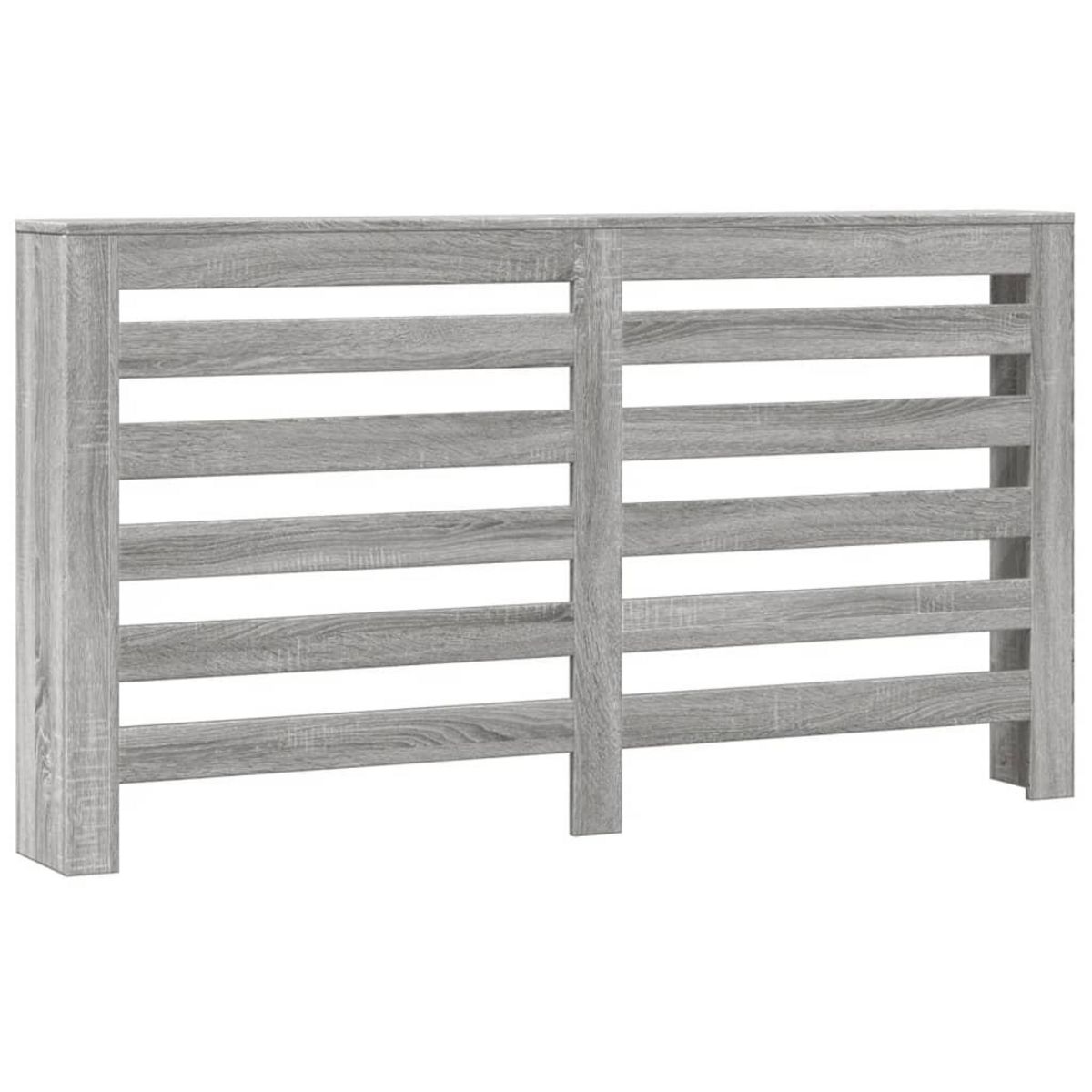 VIDAXL Cache-radiateur sonoma gris 149x20x82 cm bois d'ingenierie
