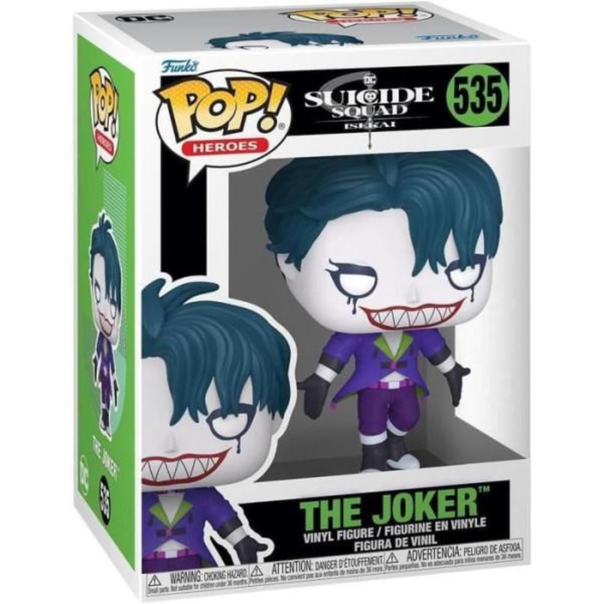 Funko Figurine - funko pop! - joker - 9 cm - dc comics - emballage boîte-fenetre