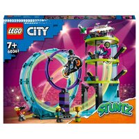 LEGO City Stuntz Le défi de cascades de l'attaque du requin 60342 Ensemble  de construction (122 pièces) Comprend 122 pièces, 5+ ans 