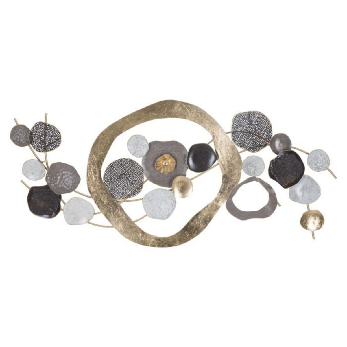 Paris Prix Décoration Murale en Métal  Indry  121cm Multicolore