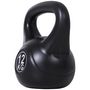 Voir la diapositive 5 : HOMCOM Kettlebell 12 Kg - haltère boule - poignée ergonomique - PVC noir