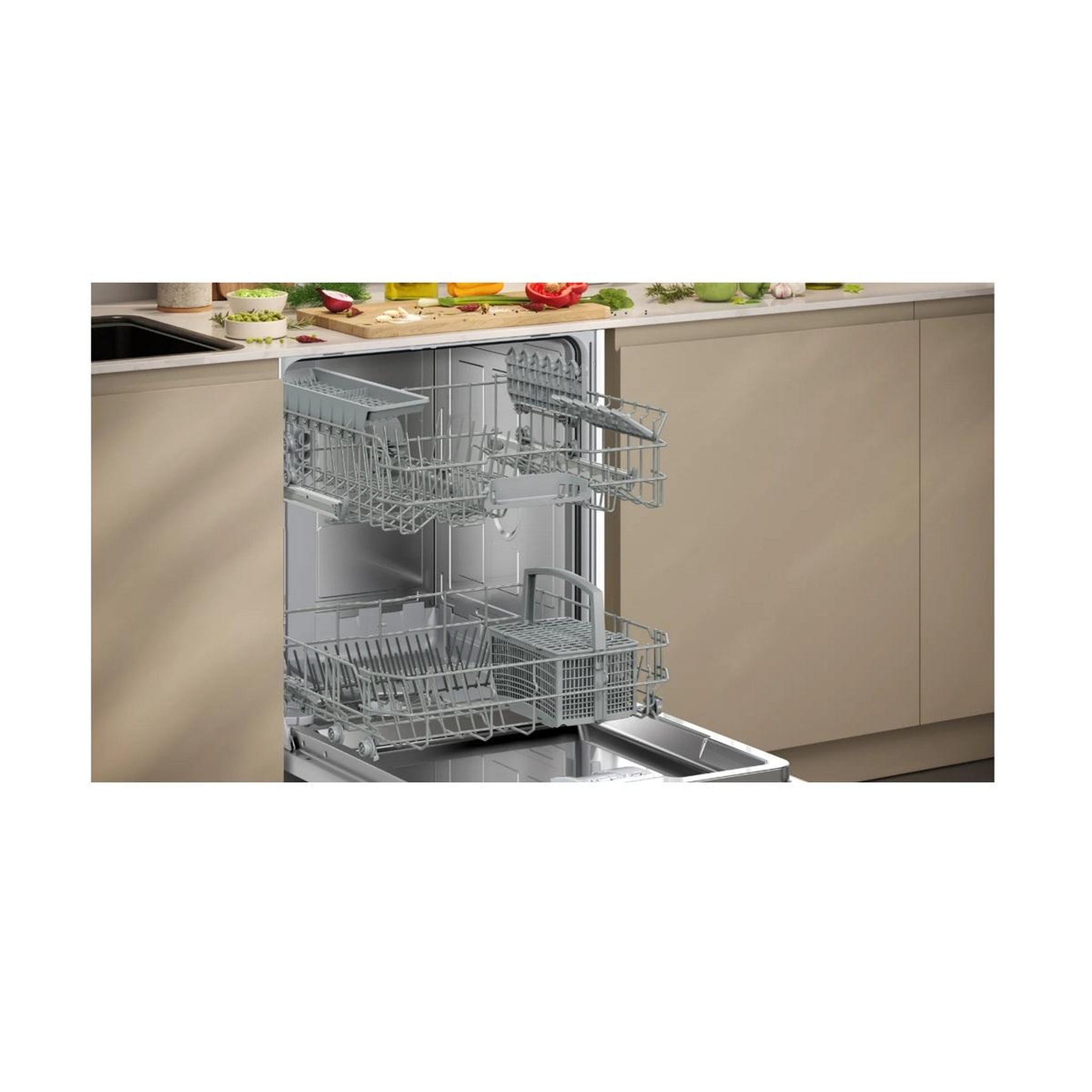 Voir la diapositive 4 : Neff Lave-vaisselle 59.8cm 13 couverts 46db intégrable - s175htx06e
