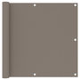 Voir la diapositive 1 : VIDAXL Ecran de balcon Taupe 90x300 cm Tissu Oxford
