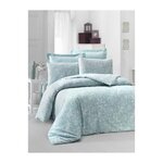 GENERIQUE Parure de lit - 1 housse de couette 220 x 240 cm + 2 taies d'oreiller 60 x 60 cm - Satiné 100% coton - Blanc