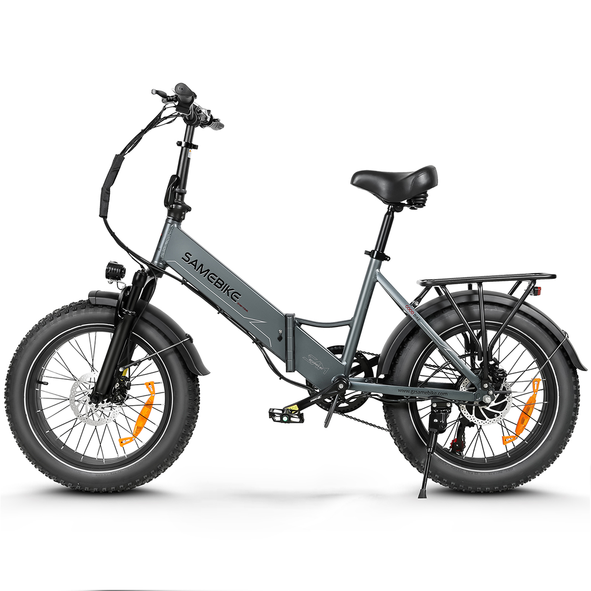 Voir la diapositive 2 : SAMEBIKE Vélo électrique pliant SAMEBIKE LOTDM200-II