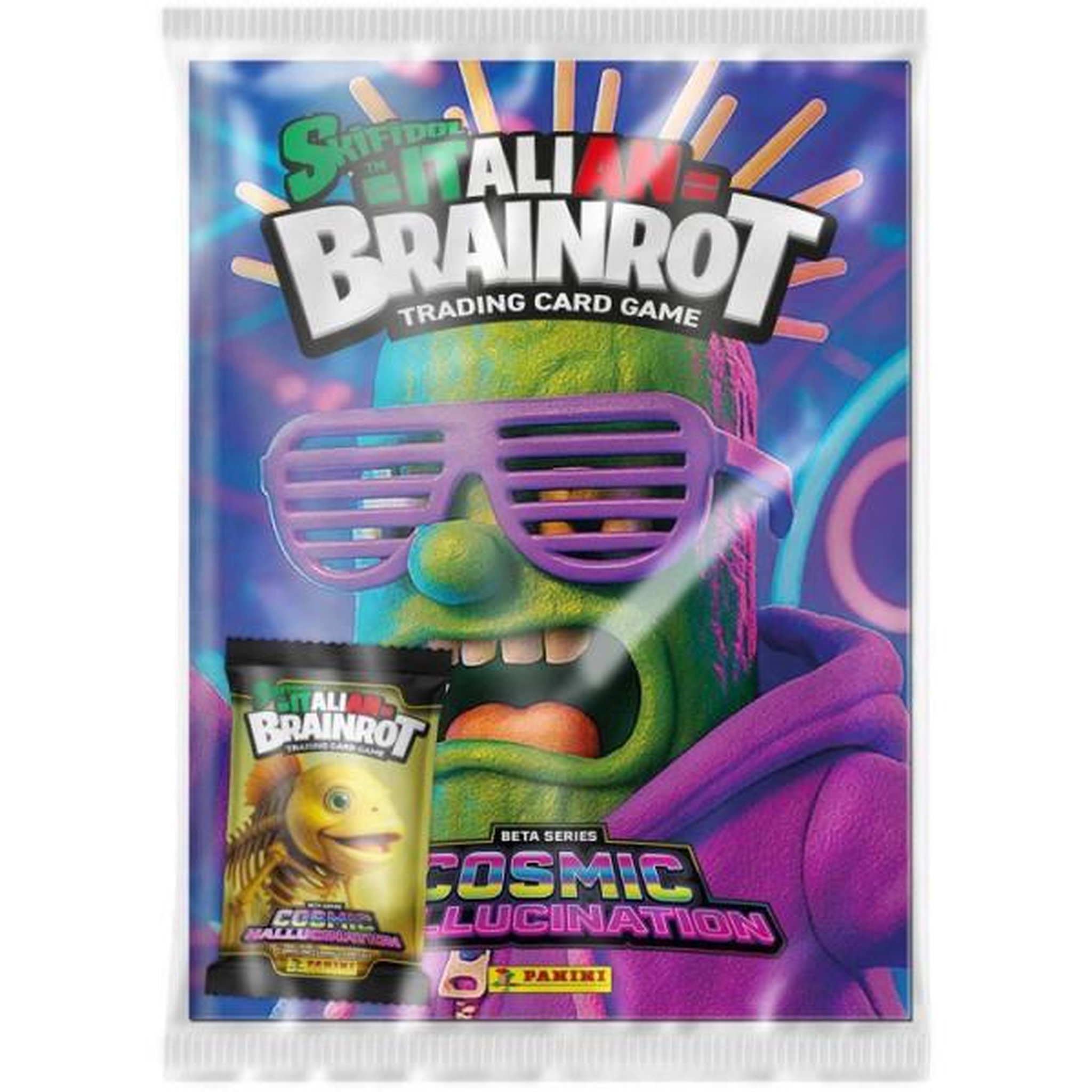 Voir la diapositive 2 : Panini Carte à collectionner Panini Skifidol Italian Brainrot TCG Vol 2 Beta Starter 1 classeur + 1 pochette