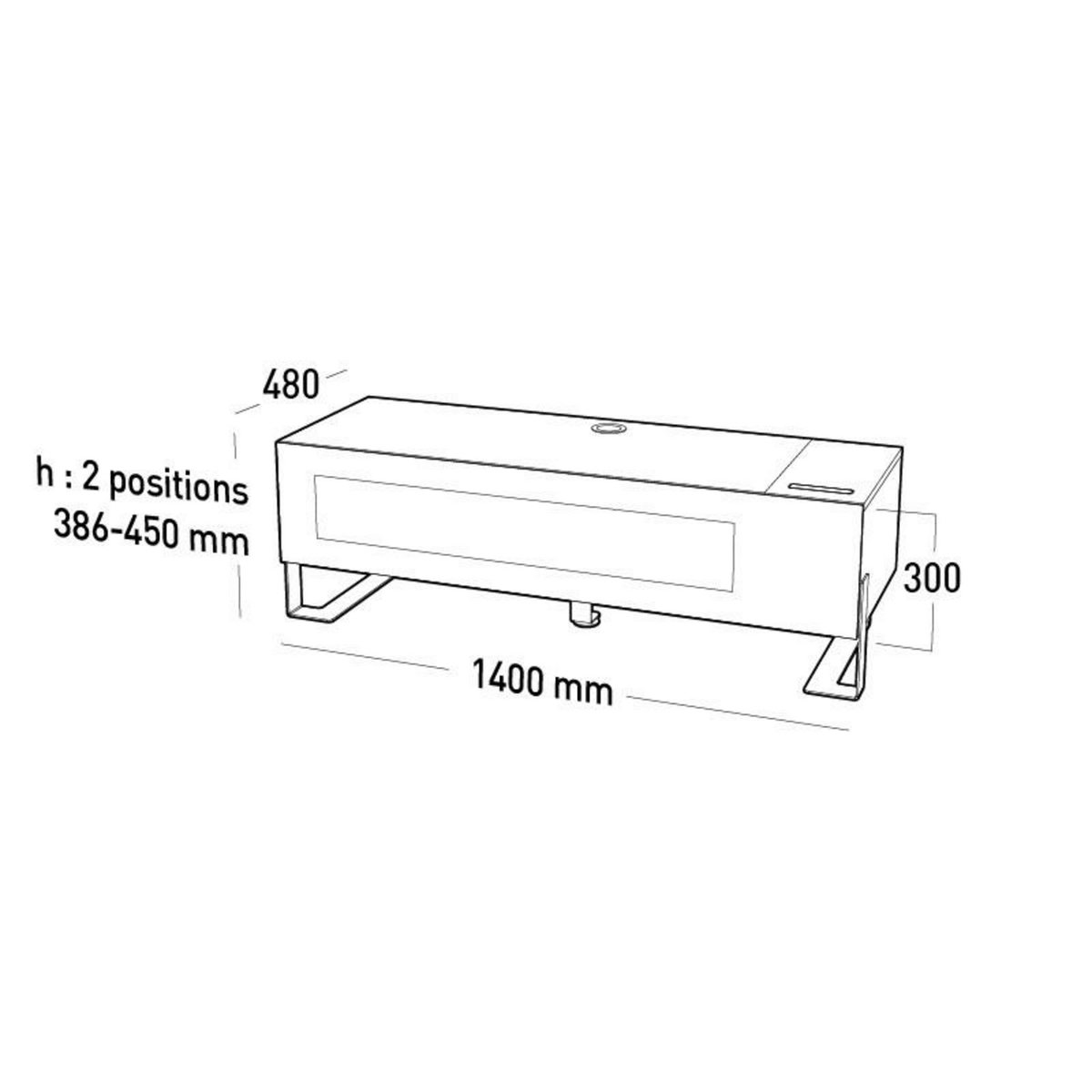 Erard Meuble TV NAGA 1400 Nordic