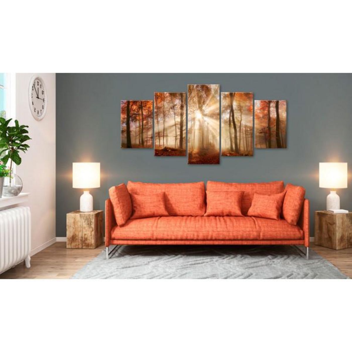 Paris Prix Tableau Imprimé  Forest Fog