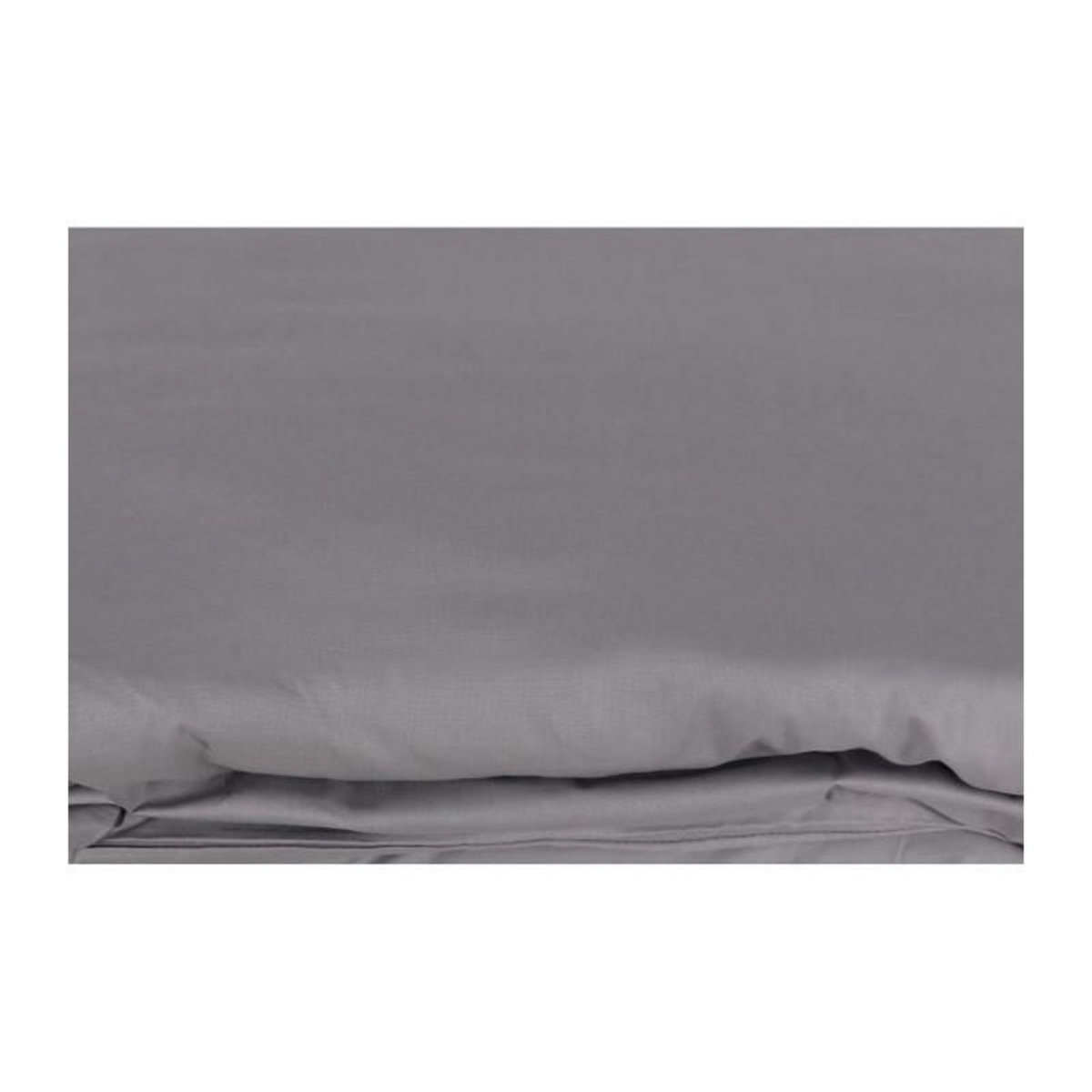 GENERIQUE Parure de lit - 129CTN62692 - 1 housse de couette 220 x 240 cm + 2 taies d'oreiller 60 x 60 cm - 100% coton ranforcé - Gris