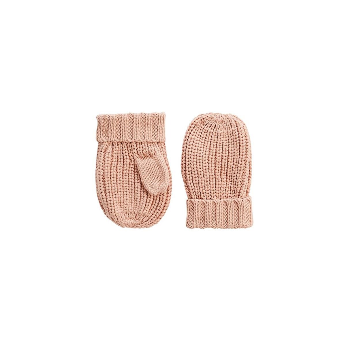 Petit Béguin Ensemble bonnet, moufles et cache-cou enfant en tricot Esmée