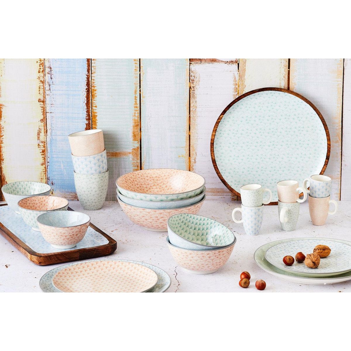 BJORN Service Complet - 42 pièces - Pastel