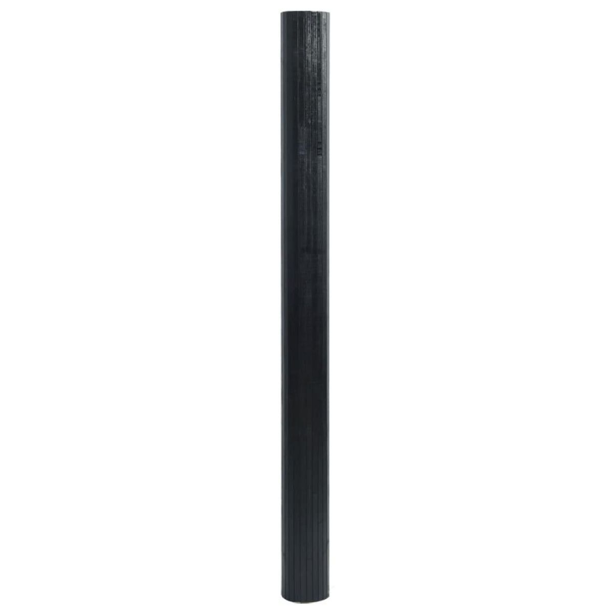 VIDAXL Cloison de separation noir 165x400 cm bambou