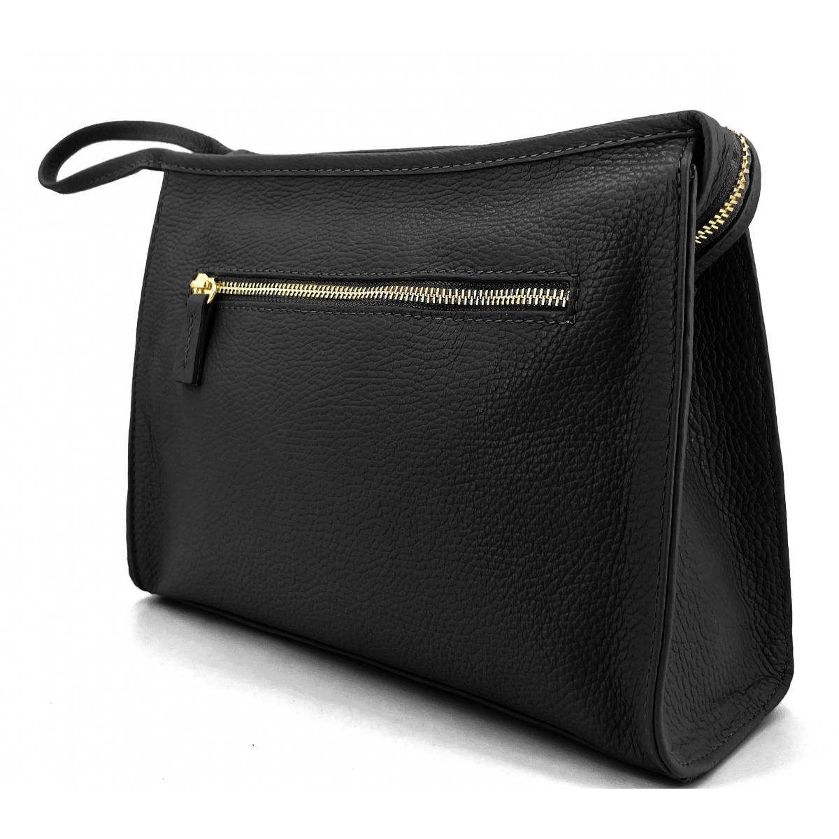 David Jones Trousse de toilette cuir de vachette