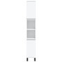 Voir la diapositive 5 : VIDAXL Armoire de salle de bain blanc 30x30x190 cm bois d'ingenierie
