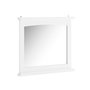 Voir la diapositive 1 : SOBUY Miroir mural avec étagère Blanc 60x3.5x53.5cm BZR212-W