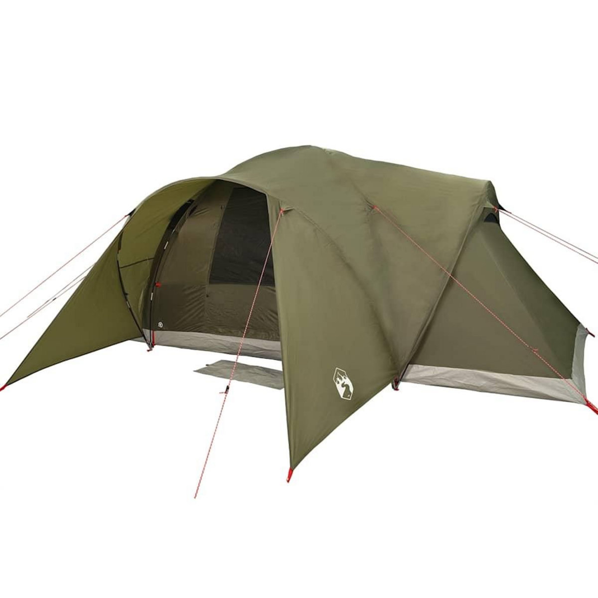 VIDAXL Tente familiale a dome 6 personnes vert olive impermeable