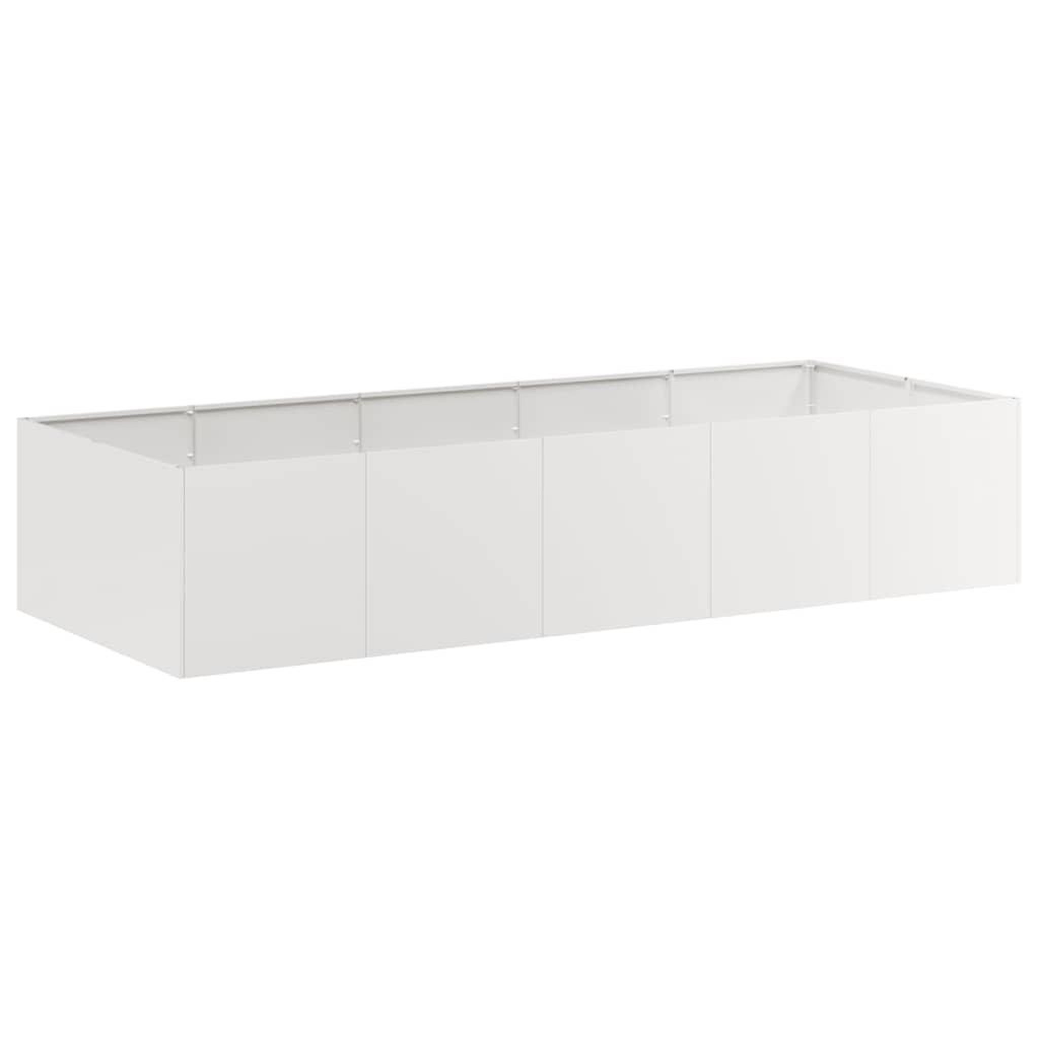 Voir la diapositive 2 : VIDAXL Jardiniere 200x80x40 cm acier inoxydable
