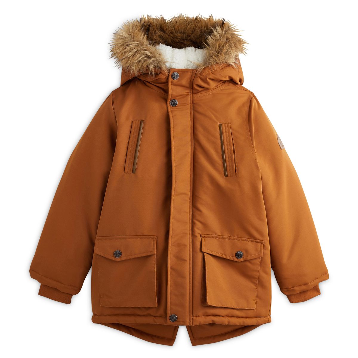 IN EXTENSO Parka doublée sherpa garçon
