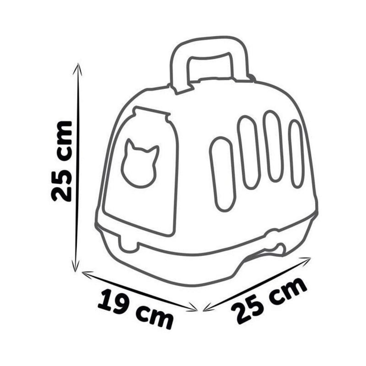 SMOBY Smoby - Mallette vétérinaire - 1 peluche panda et de nombreux accessoires - Produit 2 en 1 : Cage de transport - Fabrication f
