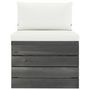 Voir la diapositive 5 : VIDAXL Salon palette de jardin 6 pcs avec coussins Bois de pin massif