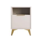 BEST MOBILIER Boccioni - table de chevet - beige - 44 cm. Coloris disponibles : Beige