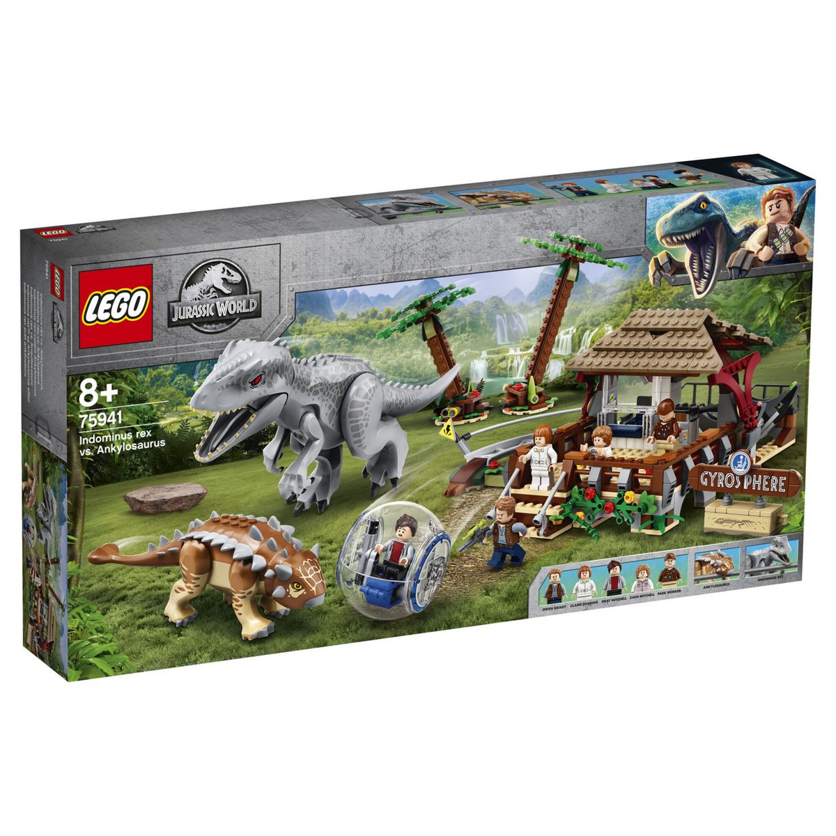 LEGO Jurassic World 75941 - L'Indominus Rex contre l'Ankylosaure